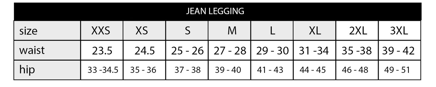 Jean Navy Camo Leggings